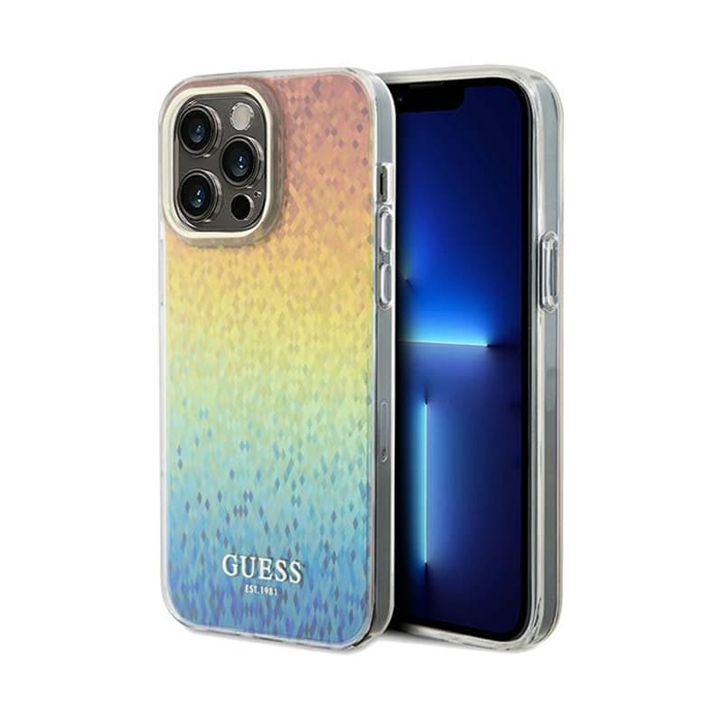 Guess IML Faceted Mirror Disco Iridescent - Case for iPhone 13 Pro Max (Iridescent) 1