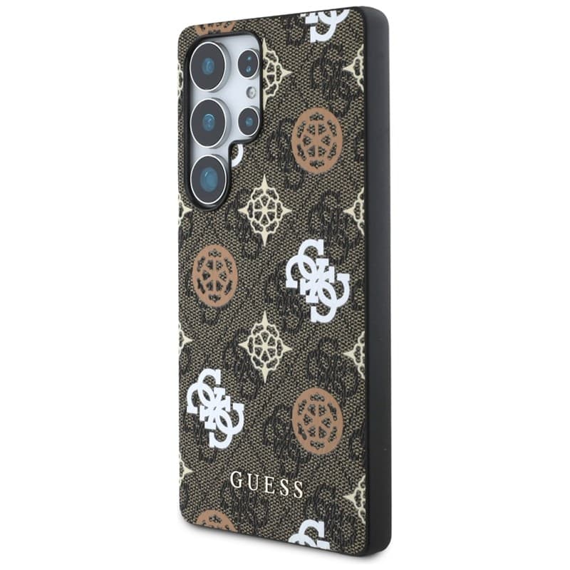 Guess 4G Printed Colored Peony Pattern MagSafe - Case for Samsung Galaxy S25 Ultra (brown) 2
