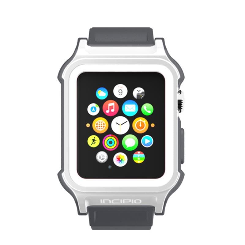 Incipio Octane Band - Armored Band for Apple Watch 38/40/41 mm (White / Gray) 2