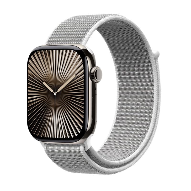Crong Nylon - Sport Band for Apple Watch 44/45/46/49 mm (Silver Gray) 7