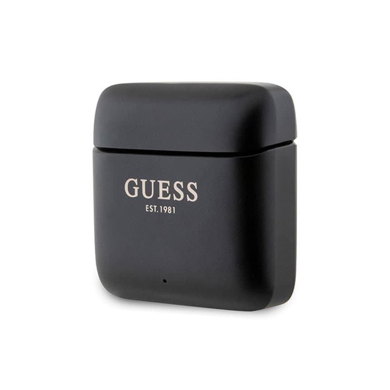 Guess Printed Logo - TWS Bluetooth headphones + charging case (black) 4