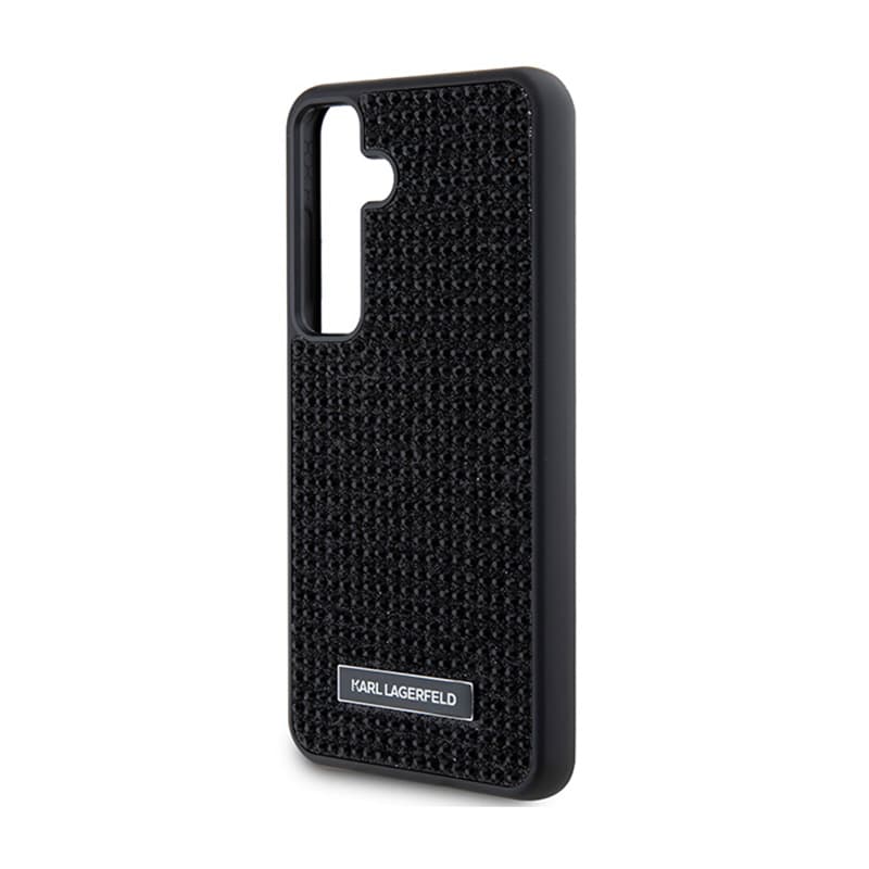 Karl Lagerfeld Rhinestone Metal Logo - Case for Samsung Galaxy S24+ (black) 6