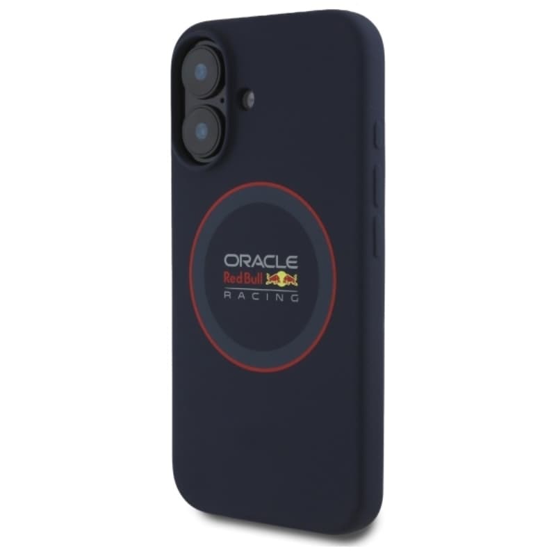 Red Bull Silicone Red Ring MagSafe - iPhone 16 Plus Case (Navy Blue) 2