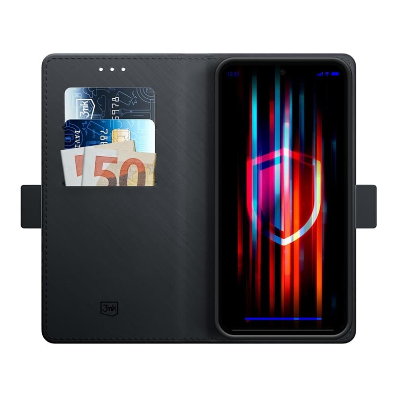 3mk Wallet Case - Flip Case for Samsung Galaxy A57 (Black) 5