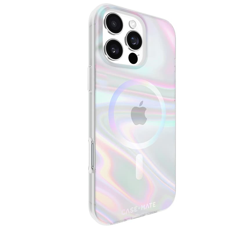 Case-Mate Soap Bubble MagSafe - Case for iPhone 16 Pro Max (Iridescent) 3