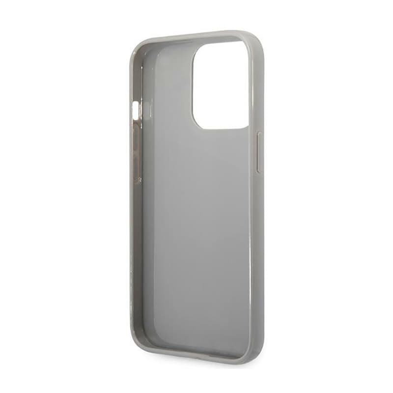 Karl Lagerfeld Monogram Iridescent - Cover for iPhone 14 Pro (silver) 6