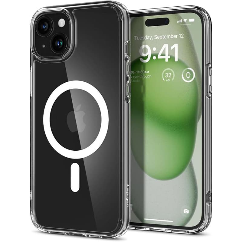Spigen Ultra Hybrid MagSafe - Case for iPhone 15 (White) 1