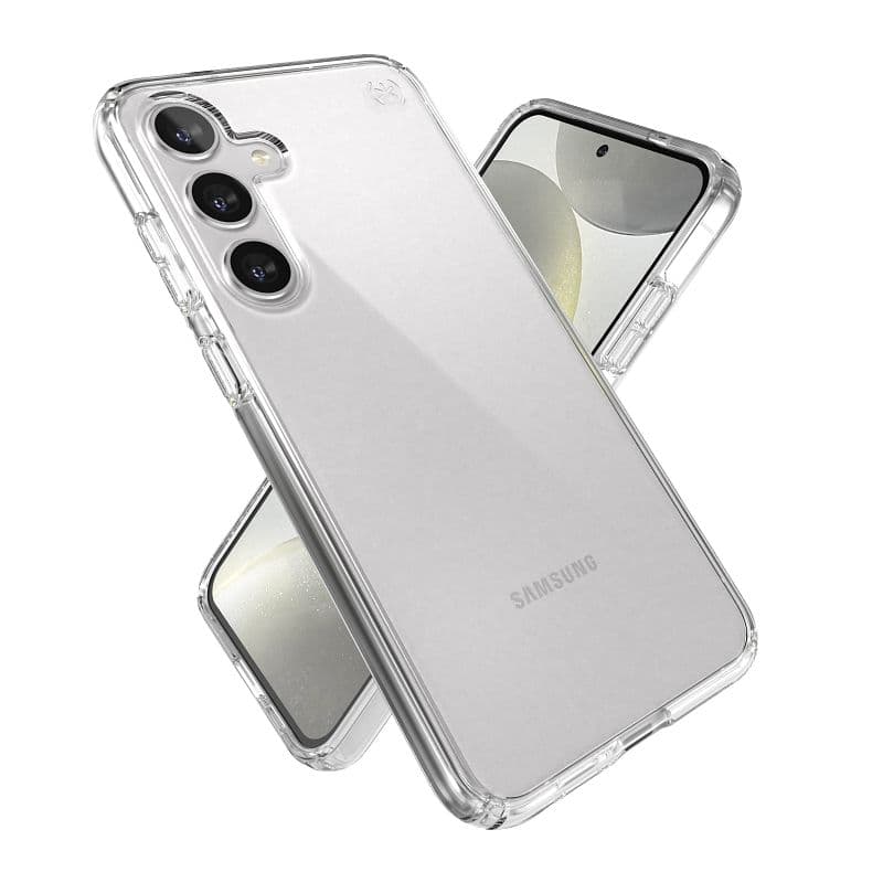 Speck Presidio Perfect-Clear - Samsung Galaxy S24+ Case (Clear/Clear) 8