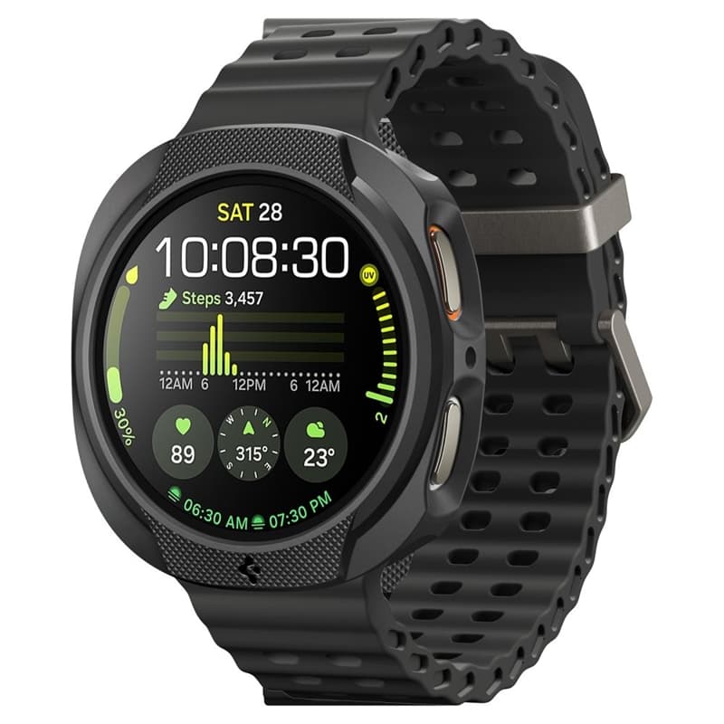 Spigen Liquid Air - Case for Samsung Galaxy Watch 8 44 mm (Matte Black) 8