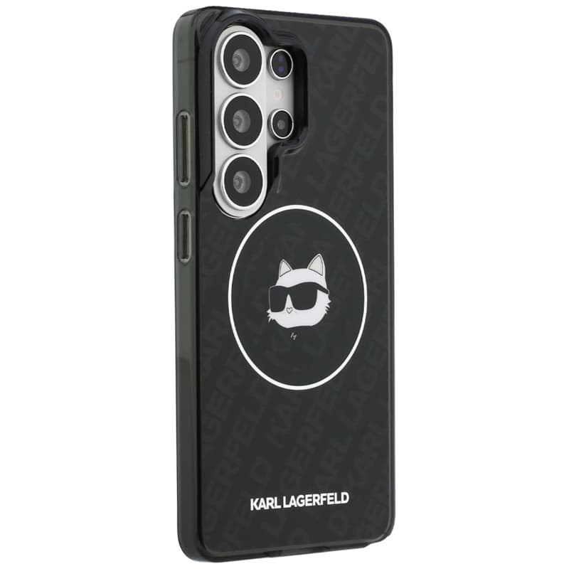 Karl Lagerfeld IML Repeated Choupette MagSafe - Samsung Galaxy S26 Ultra Case (Black) 4