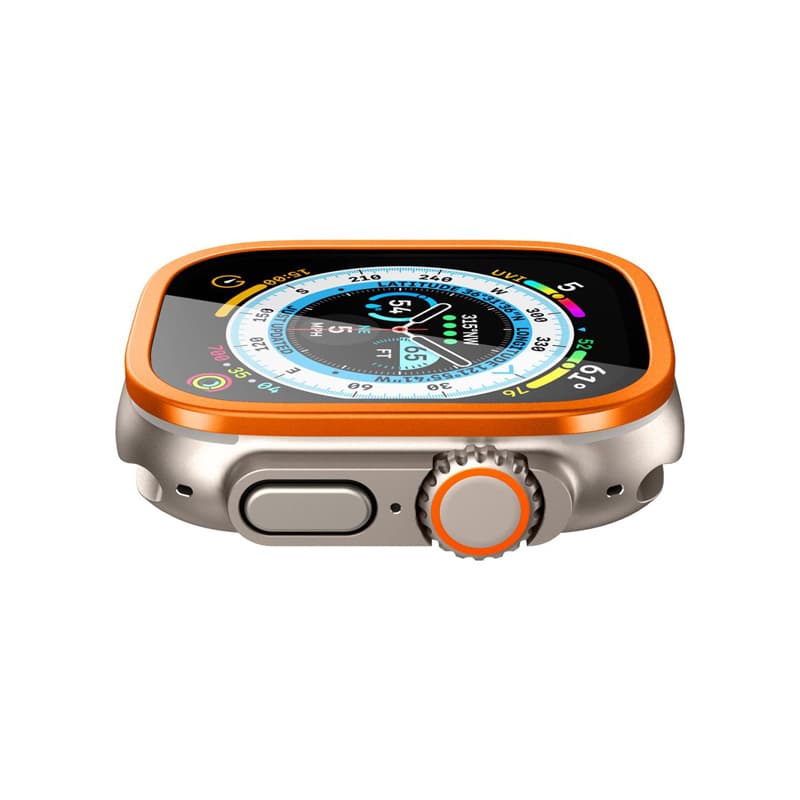 Spigen Glas.TR Slim Pro - Tempered glass for Apple Watch Ultra 49 mm (Orange) 8