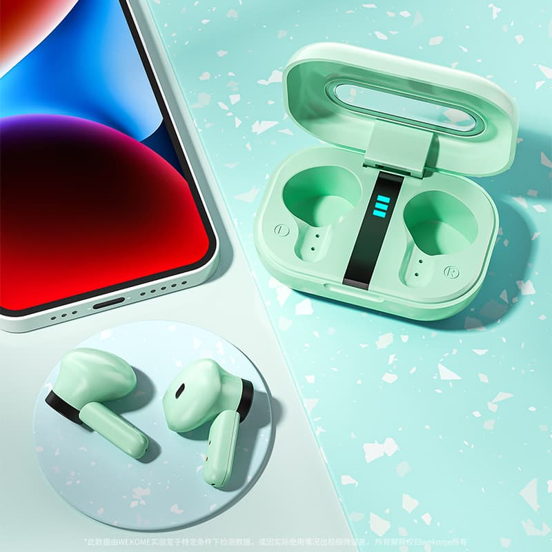 WEKOME VA06 Vanguard Series - Bluetooth V5.2 TWS wireless headphones with charging case (White) 7