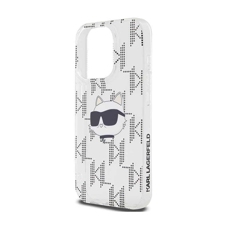 Karl Lagerfeld IML Choupette Head & Monogram - iPhone 15 Pro Max Case (Transparent) 6