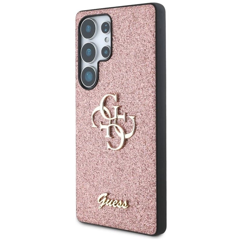 Guess Fixed Glitter Big 4G Metal Logo - Case for Samsung Galaxy S25 Ultra (pink) 2