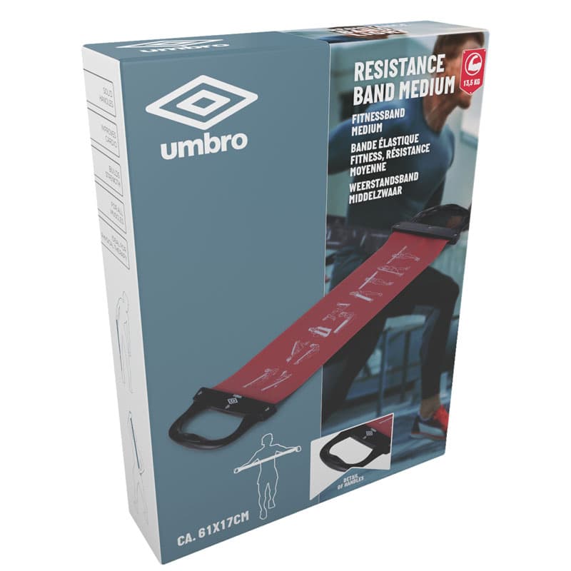 Umbro - Exercise resistance band Medium (Red) 5