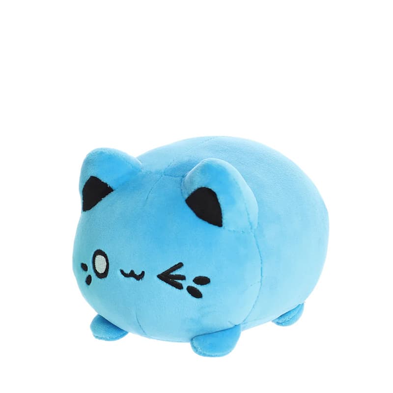 Tasty Peach - Plush Mascot 9 cm Electric Blue Meowchi 5