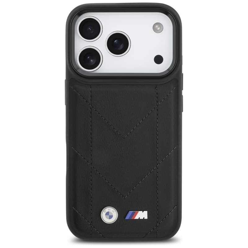 BMW M Quilted Logo MagSafe - iPhone 17 Pro Case (Black) 3