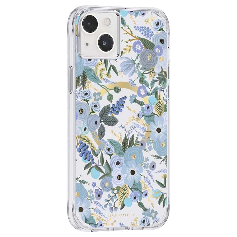 Rifle Paper Clear MagSafe - Case for iPhone 14 Plus (Garden Party Blue) 2