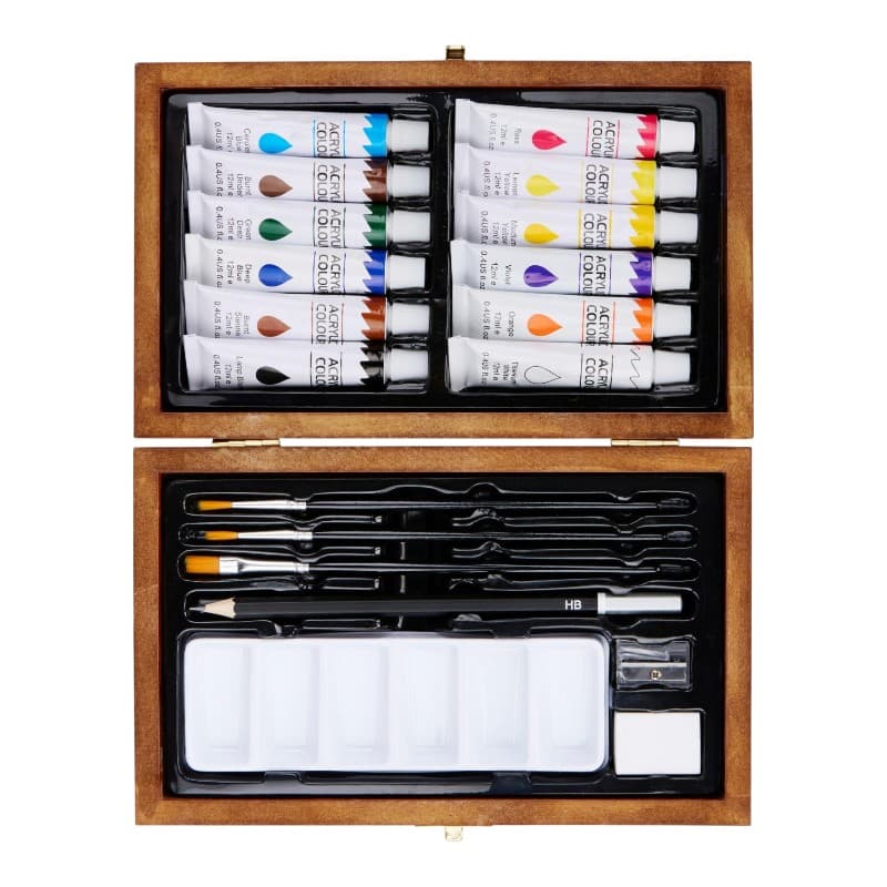 Artico - Art painting set in wooden box 20 pcs 2