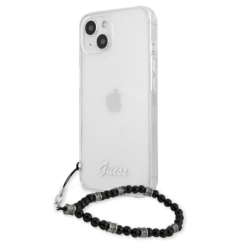 Guess Black Pearl Strap - Case iPhone 13 Mini (Clear) 2