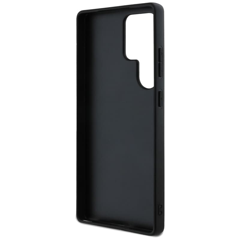 Guess Hot Stamp 4G Pattern Triangle Metal Logo - Case for Samsung Galaxy S25 Ultra (black) 7