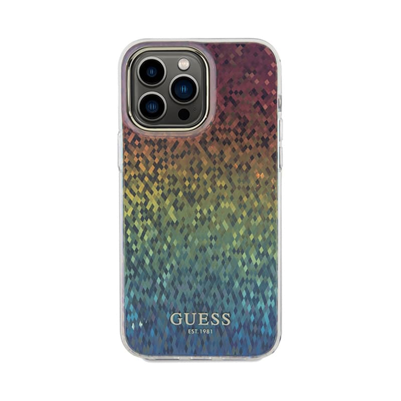 Guess IML Faceted Mirror Disco Iridescent - Case for iPhone 13 Pro Max (Iridescent) 3