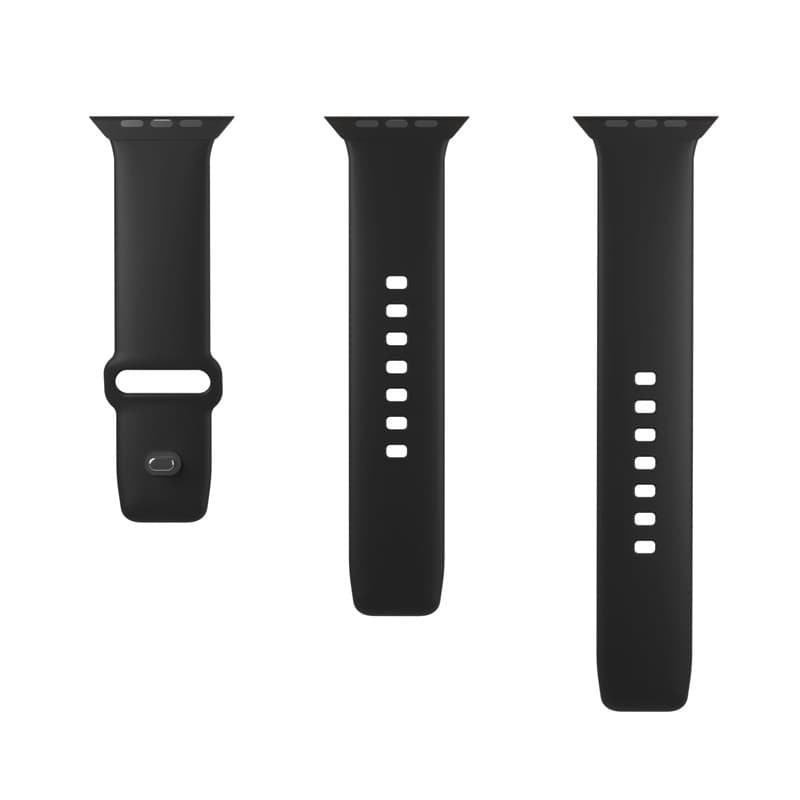 PURO ICON - Elastic strap for Apple Watch 38/40/41/42 mm (S/M & M/L) (Black) 4