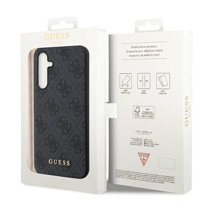 Guess 4G Metal Gold Logo - Samsung Galaxy S23 FE Case (grey) 8