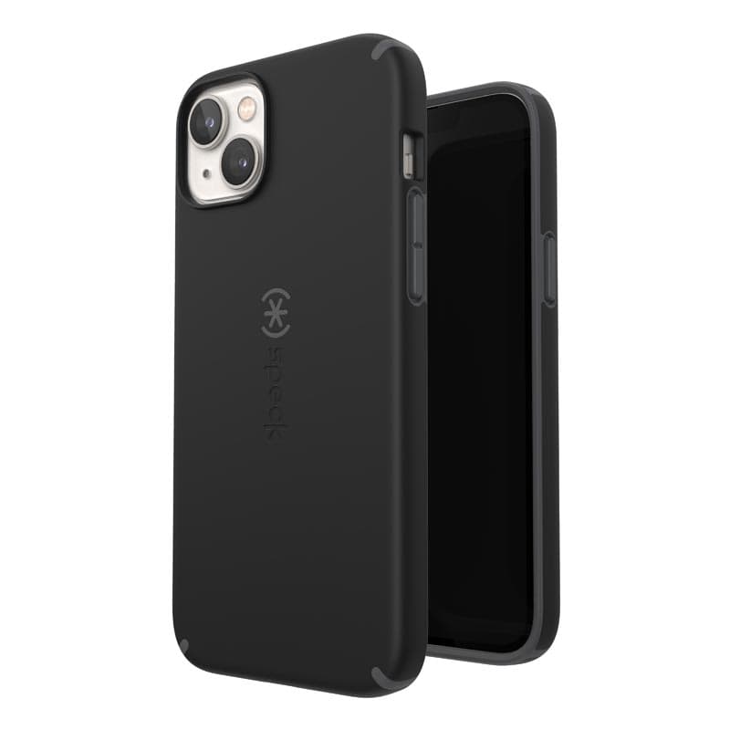 Speck CandyShell Pro + MagSafe - iPhone 14 Plus Case with MICROBAN Coating (Black / Slate Grey) 4