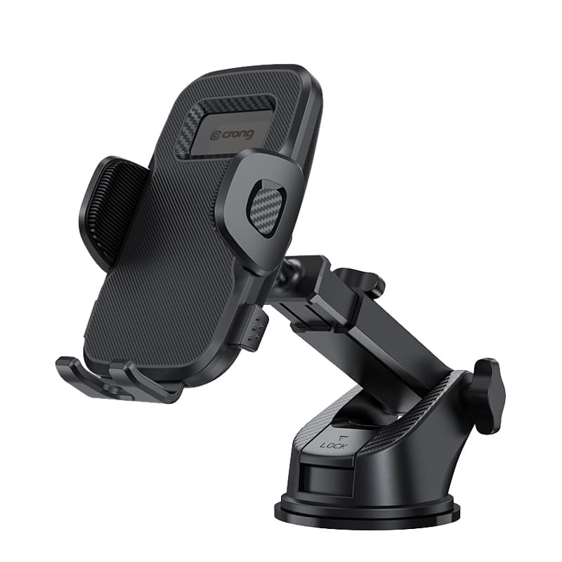 Crong Carclip Car Holder for Dashboard and Windshield - Black 1