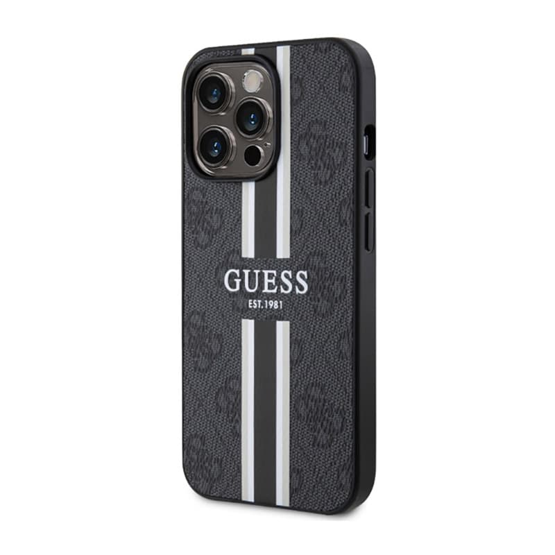 Guess 4G Printed Stripes MagSafe - Case for iPhone 13 Pro (Black) 2