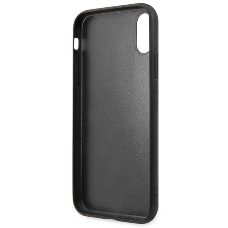Karl Lagerfeld Saffiano Karl & Choupette Heads - Case for iPhone Xs Max (Black) 4