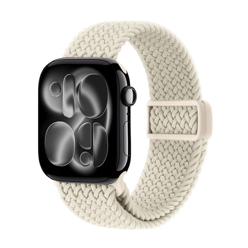 Crong Wave Band - Braided strap for Apple Watch 38/40/41/42 mm (beige) 5