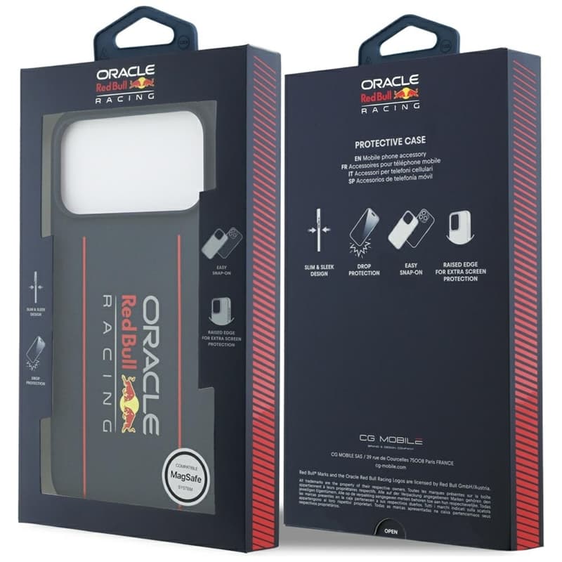 Red Bull Silicone Oversize Vertical Logo MagSafe - iPhone 17 Pro Max Case (Navy Blue) 8
