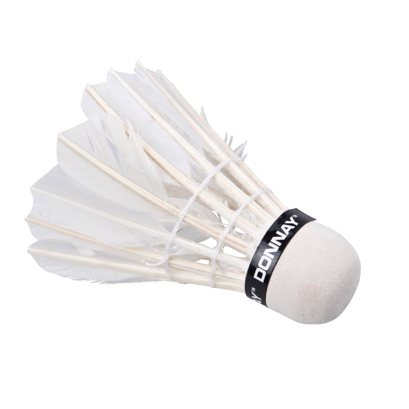 Donnay - Feather Badminton Shuttlecock 5 pcs (White) 2