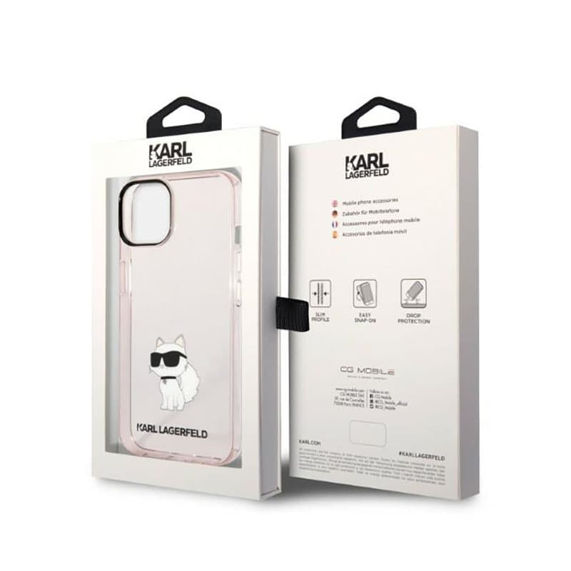 Karl Lagerfeld IML NFT Choupette - Case for iPhone 14 Plus (Pink) 8