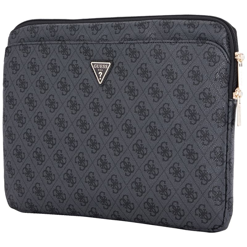 Guess 4G Zipper Pocket Triangle Logo Sleeve - Laptop Sleeve 14" (black) 3