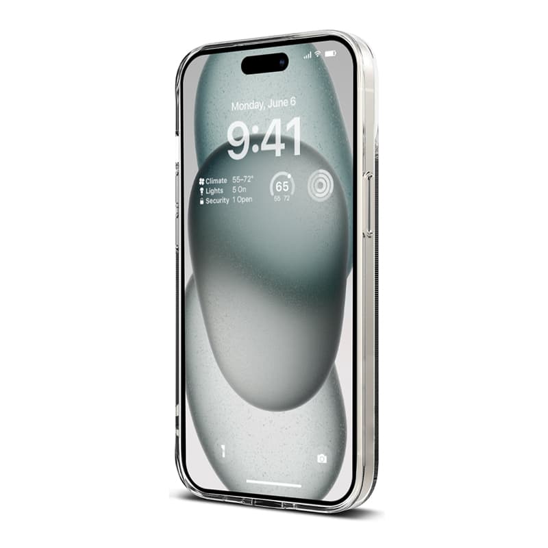 Crong Crystal Slim Cover - iPhone 15 Case (Clear) 2