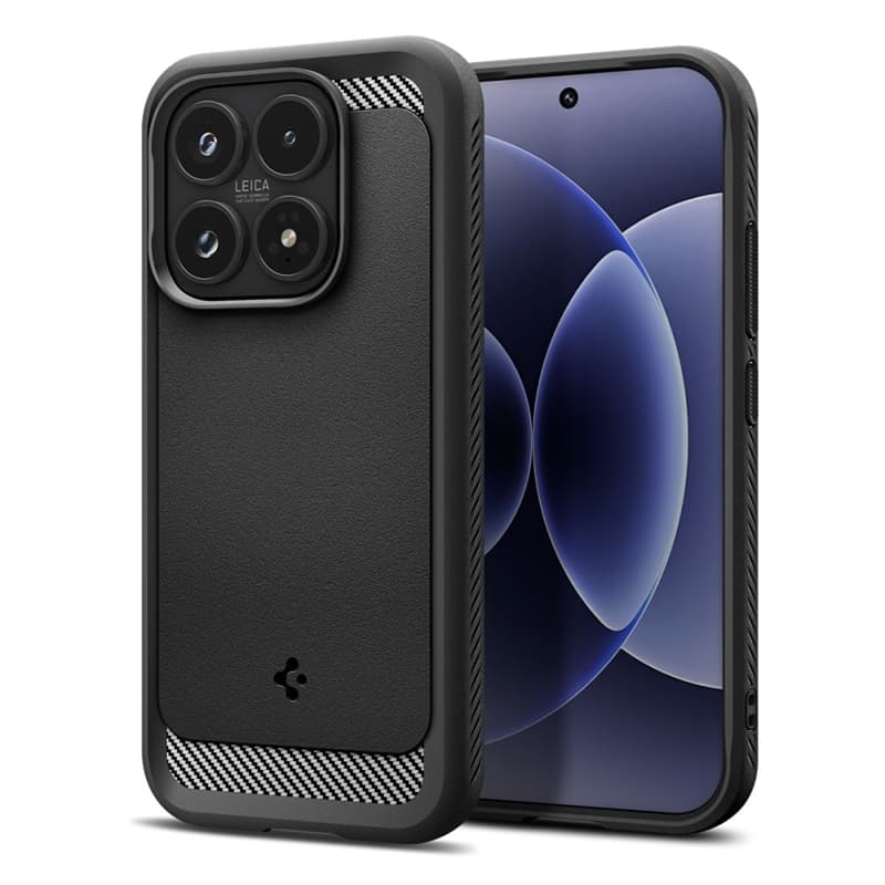 Spigen Rugged Armor - Case for Xiaomi 17 (Matte Black) 1