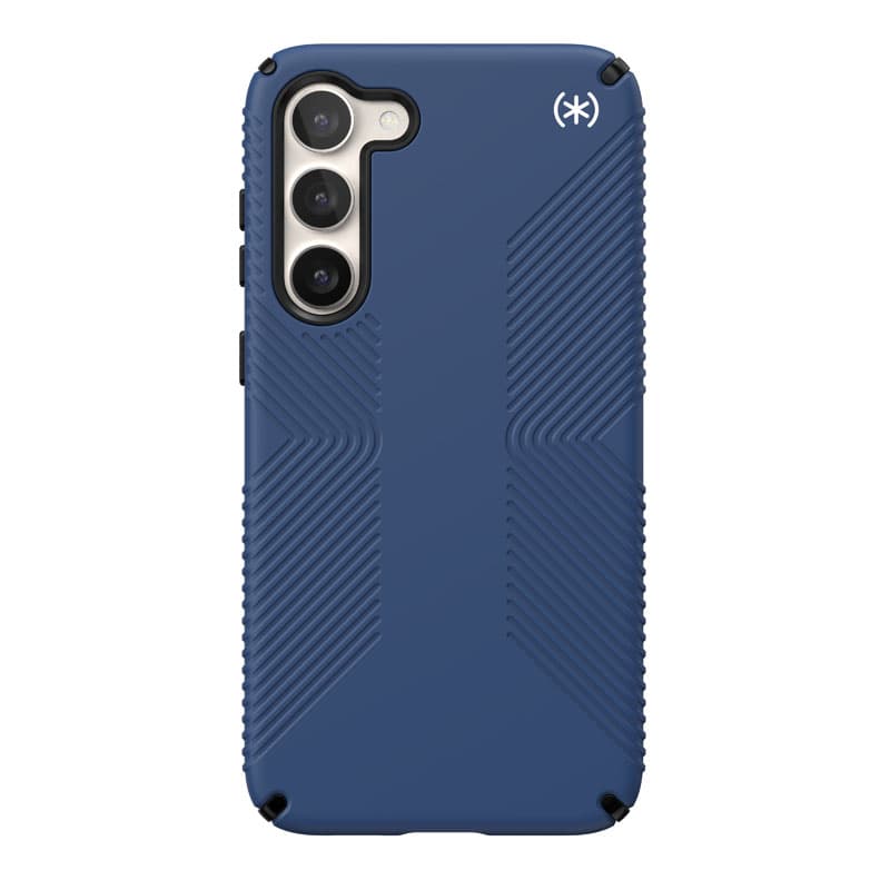 Speck Presidio2 Grip - Anti-slip Case for Samsung Galaxy S23+ (Coastal Blue/Black) 7
