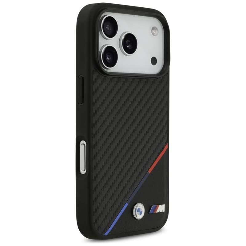 BMW M Carbon Tricolor Line MagSafe - Case iPhone 17 Pro (black) 4