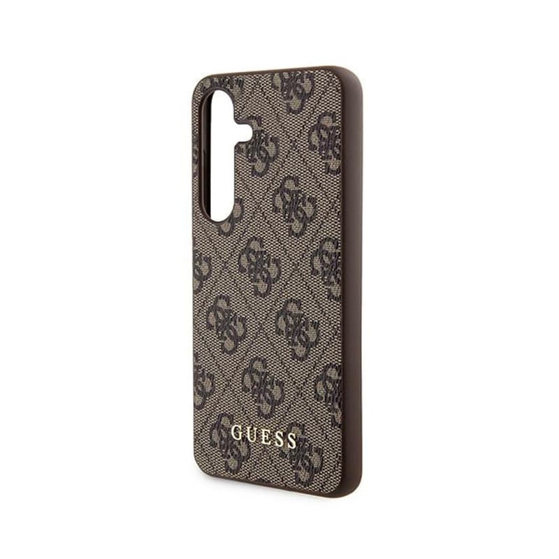 Guess 4G Metal Gold Logo - Case for Samsung Galaxy S24 (brown) 6