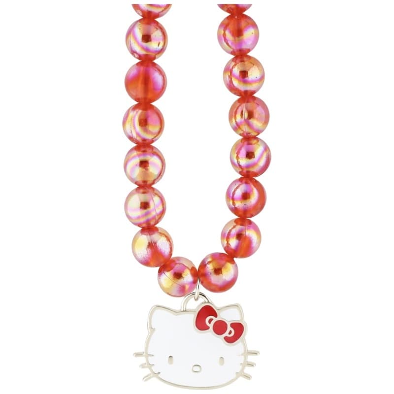 Hello Kitty Pearls Kitty Head - Phone Charm (Red) 2