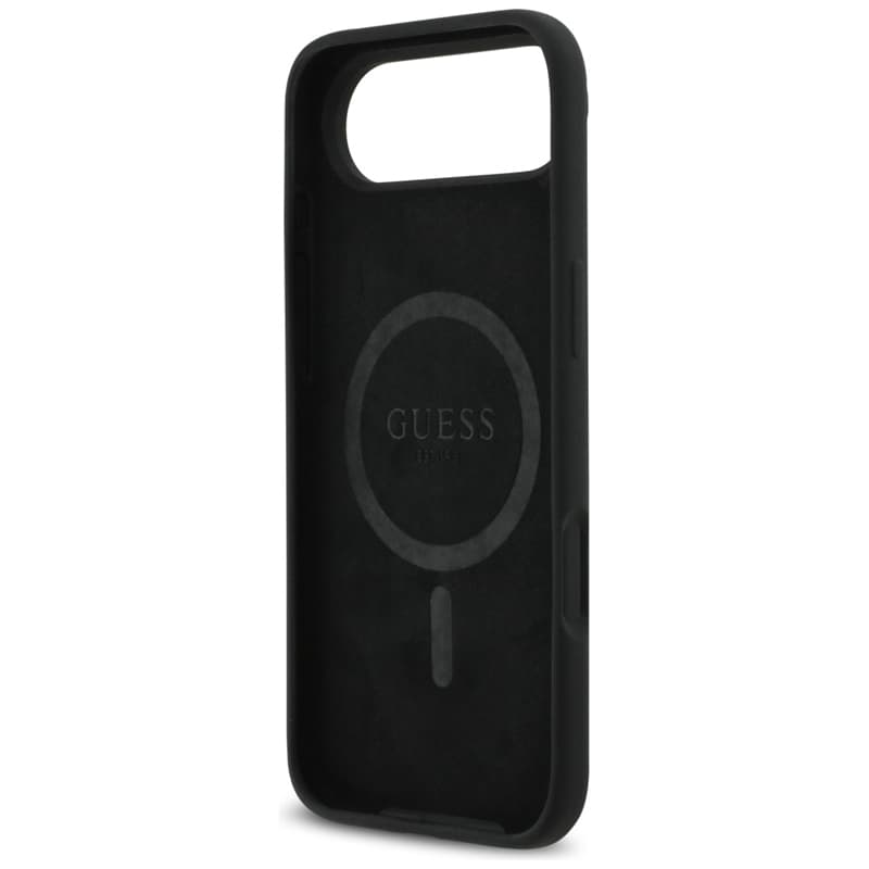 Guess Silicone Triangle Logo MagSafe - Case iPhone Air (black) 7