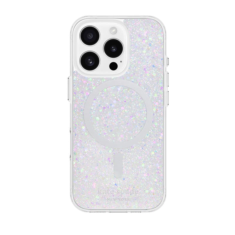 Kate Spade New York Protective MagSafe - Case for iPhone 16 Pro (Chunky Glitter) 2
