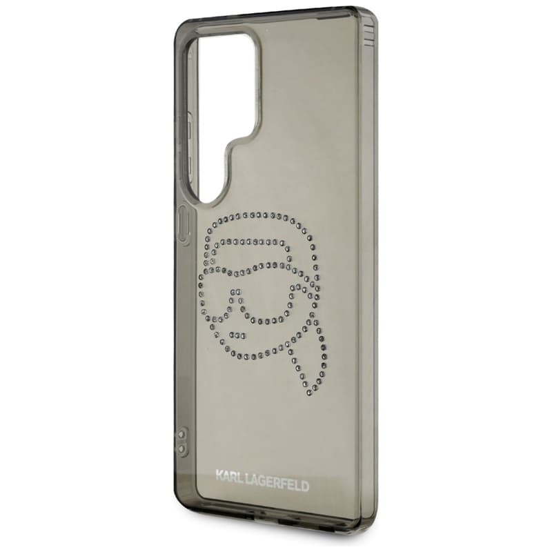 Karl Lagerfeld Rhinestones Karl Head Logo - Case for Samsung Galaxy S25 Ultra (Black) 6