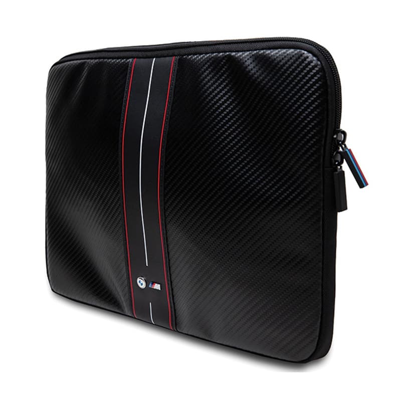 BMW Carbon Red Stripes Sleeve - Case for a 15" / 16" notebook (black) 1