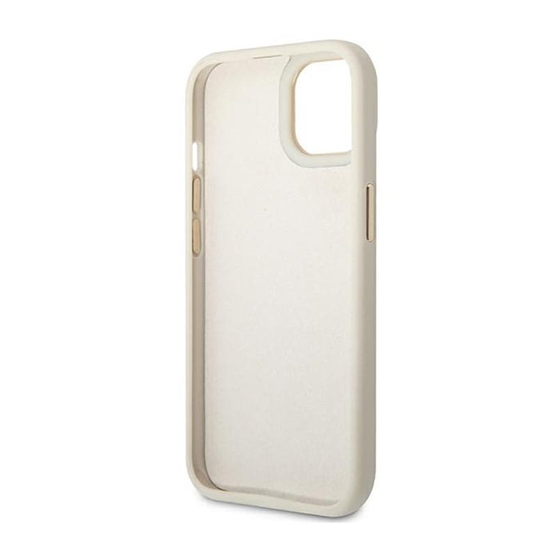 Guess Croco Collection - Case for iPhone 14 Plus (Silver) 7