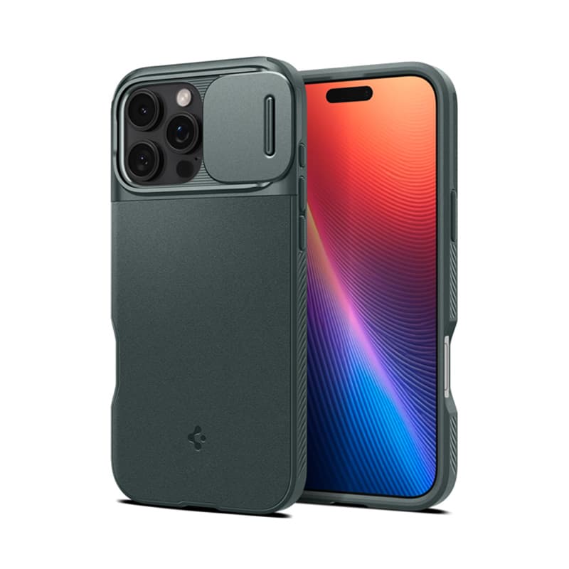 Spigen Optik Armor Mag MagSafe - Case for iPhone 16 Pro Max (Abyss Green)