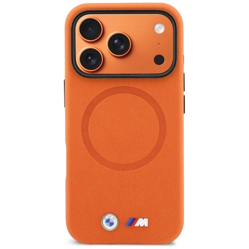 BMW M FW Logo Metal MagSafe - Case for iPhone 17 Pro (Orange) 3